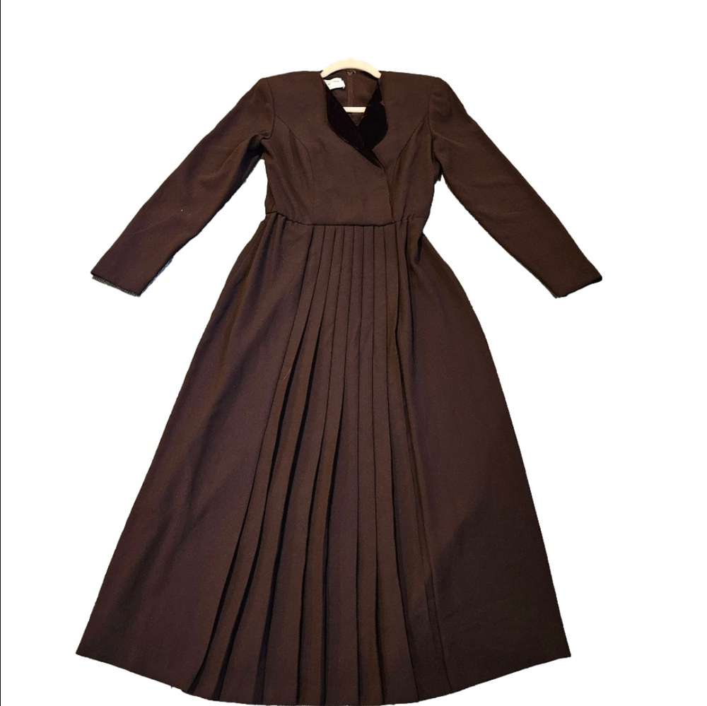 VTG David Warren Saks Fifth Avenue Suede Dress